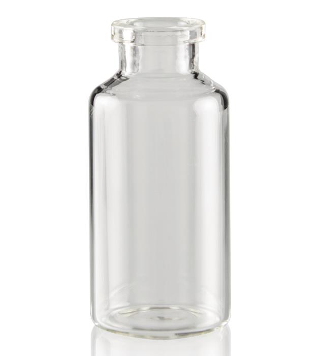 25R Tubular Glass Clear Type 1 Injection Vial